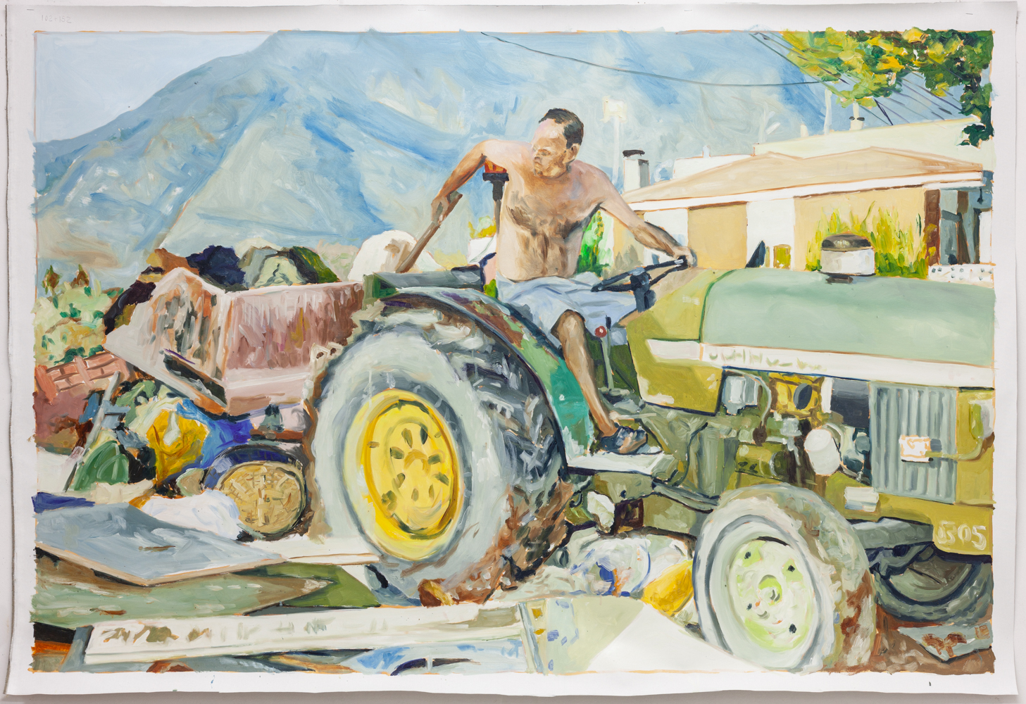HOMBRE CON TRACTOR
